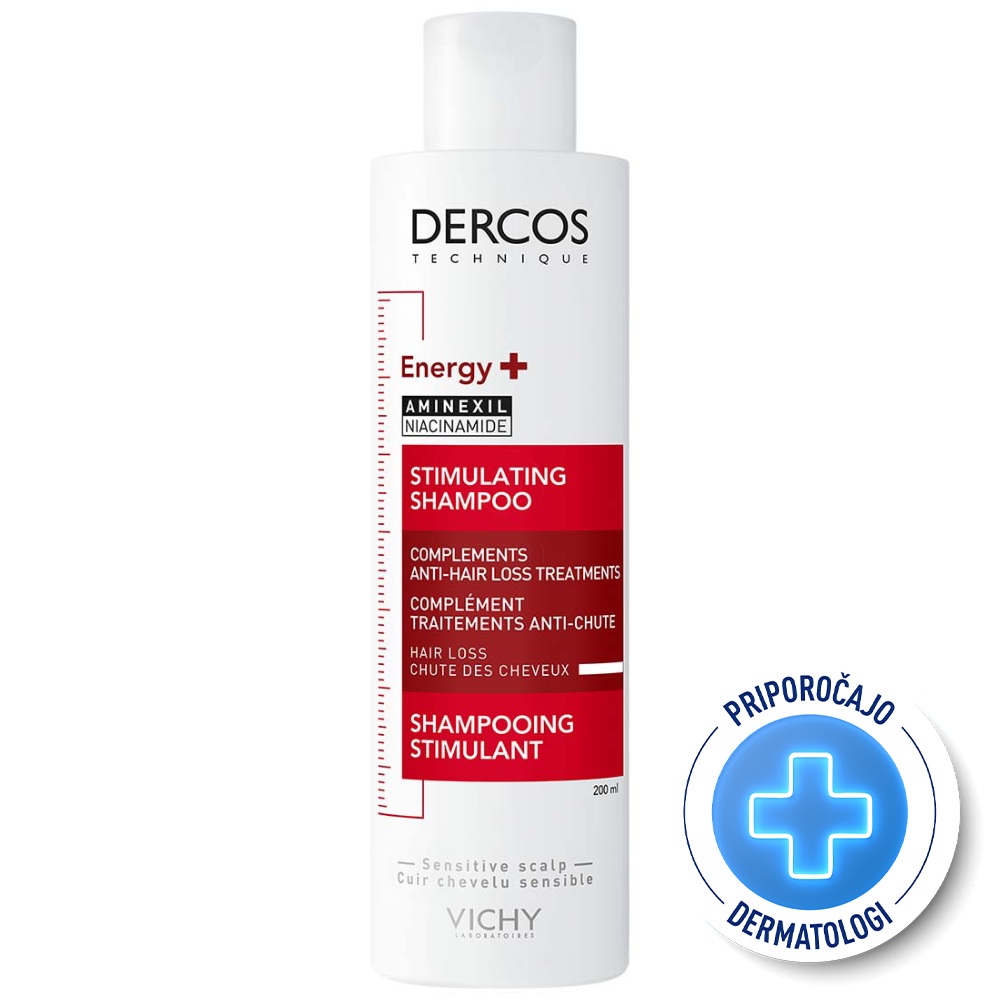 Darilo: Vichy Dercos Aminexil Energisant, šampon proti izpadanju las (50 ml)