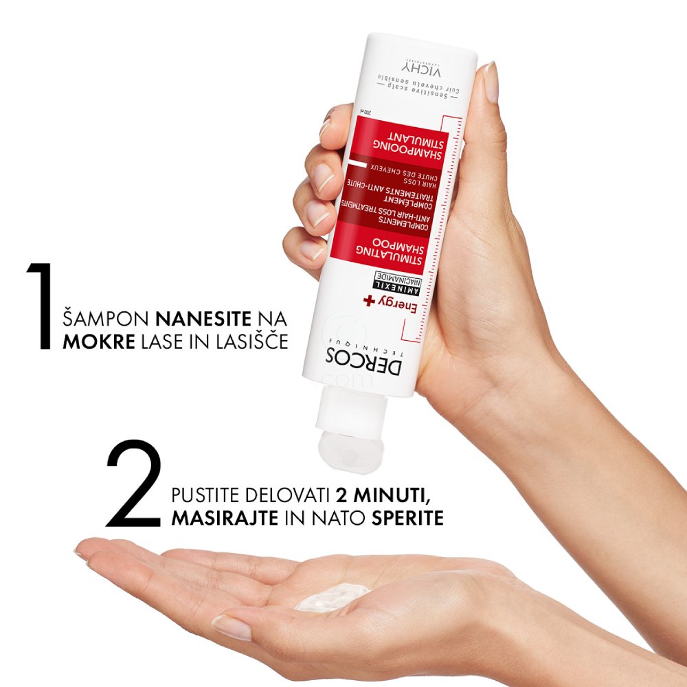 Darilo: Vichy Dercos Aminexil Energisant, šampon proti izpadanju las (50 ml)