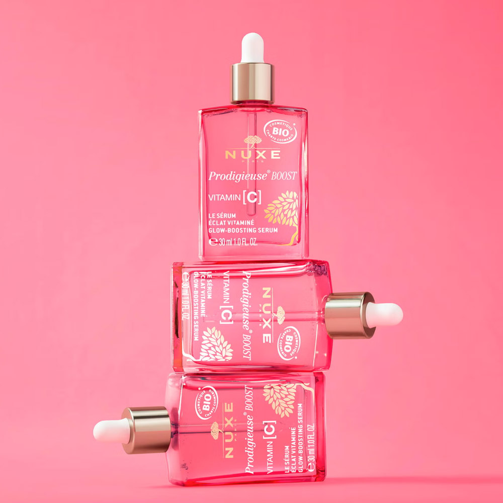 Nuxe Prodigieuse Boost, serum z vitaminom c za okrepitev sijaja kože (30 ml)