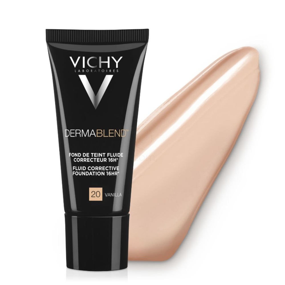 Vichy Dermablend-20-Vanilla, tekoči korektivni puder (30 ml)