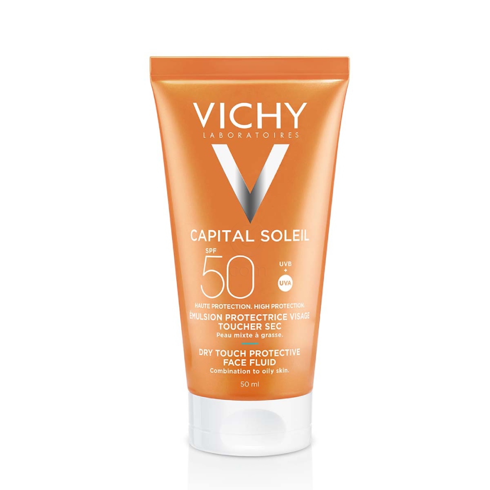  Vichy Capital Soleil Dry Touch, emulzija za obraz - ZF50 (50 ml)