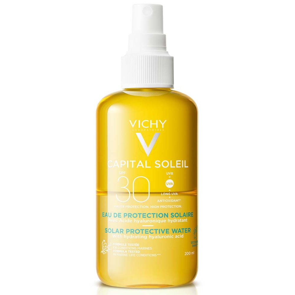 Vichy Capital Soleil, hidratantna vodica za zaščito pred soncem - ZF30 (200 ml)