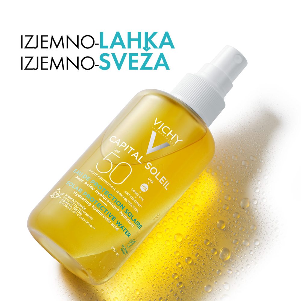 Vichy Capital Soleil, hidratantna vodica za zaščito pred soncem - ZF30 (200 ml)