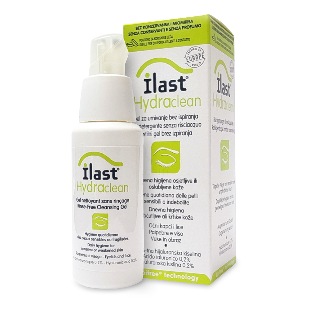 Ilast HydraClean, gel za nego in higieno vek (50 ml)
