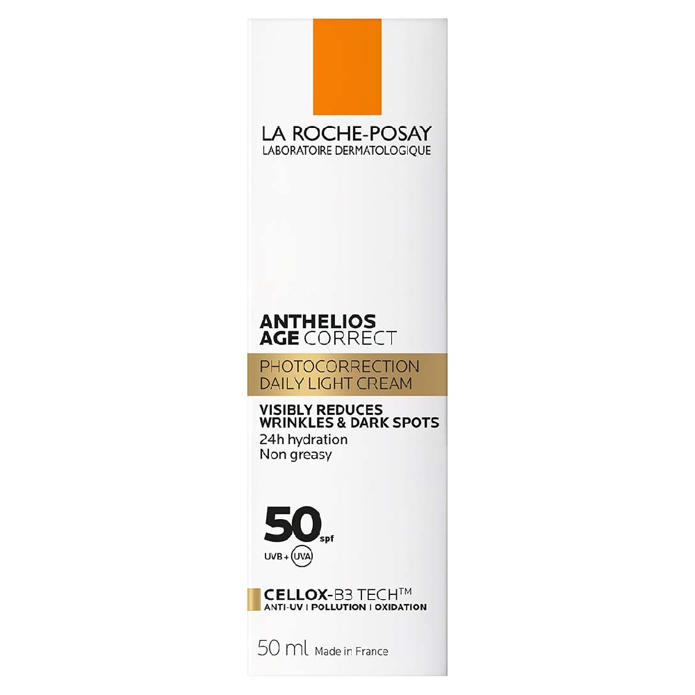 LRP Anthelios Age-Correct, krema proti staranju kože na obrazu - ZF50 (50 ml)