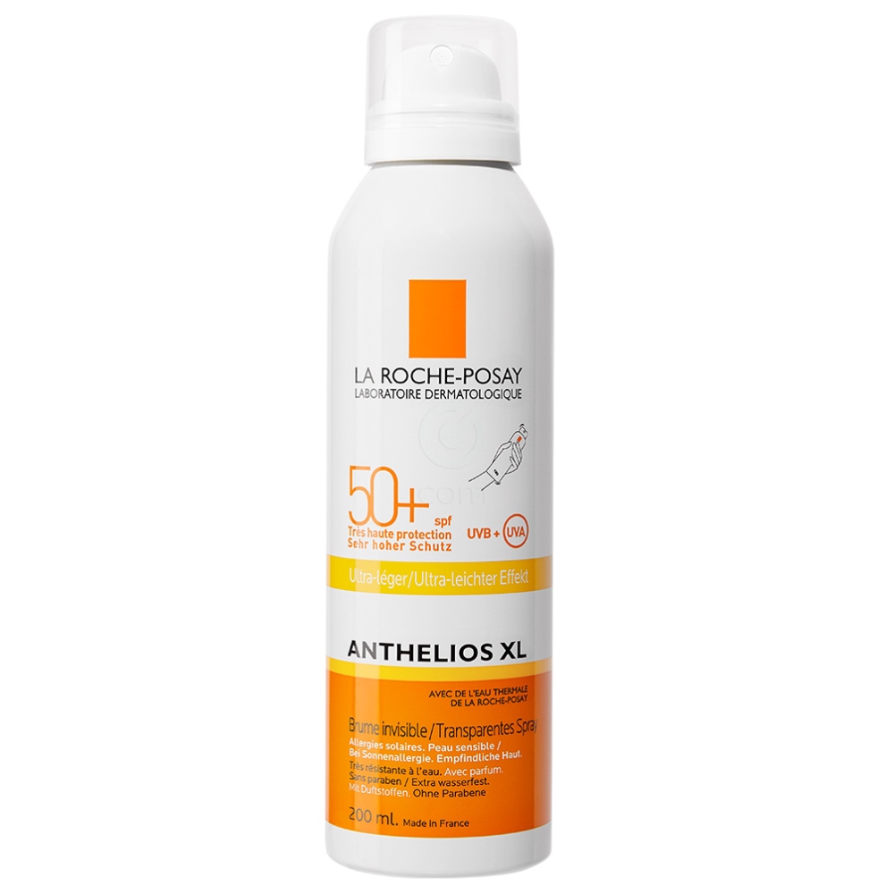LRP Anthelios XL, nevidna meglica za obraz in telo za zaščito pred soncem - ZF50 + (200 ml) 