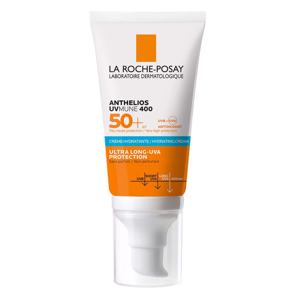  LRP Anthelios UVMUNE 400, vlažilna krema za zaščito pred soncem - ZF50+ (50 ml)