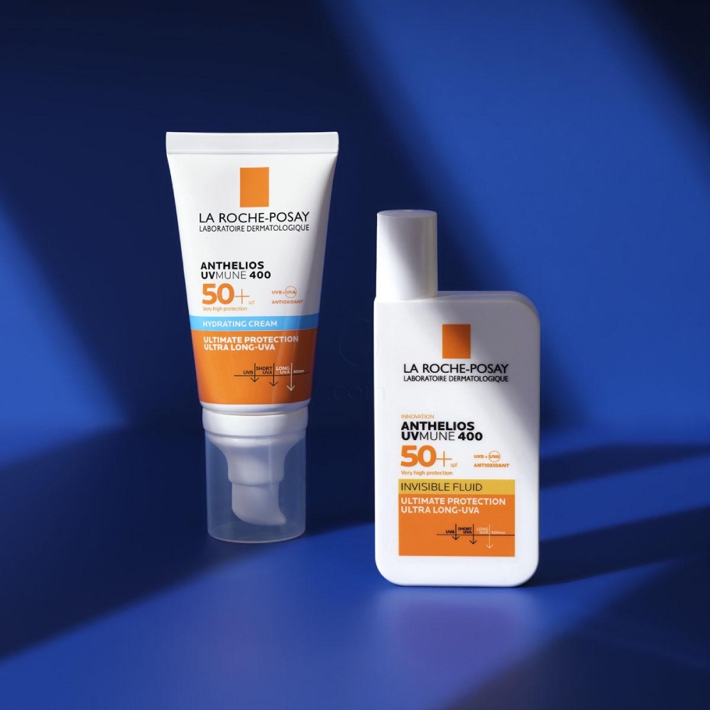  LRP Anthelios UVMUNE 400, vlažilna krema za zaščito pred soncem - ZF50+ (50 ml)