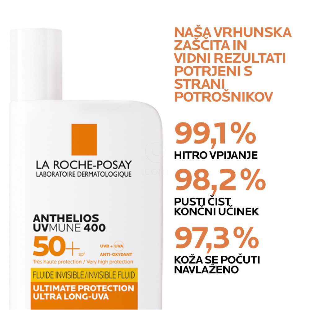  LRP Anthelios UVMUNE 400 (Shaka Fluid), zaščita pred soncem - ZF50+ (50 ml)