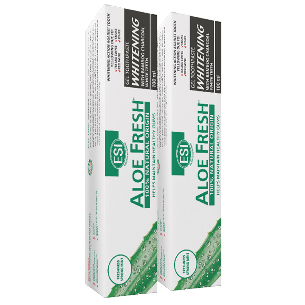  Aloe Fresh, belilna zobna pasta (2 x 100 ml)