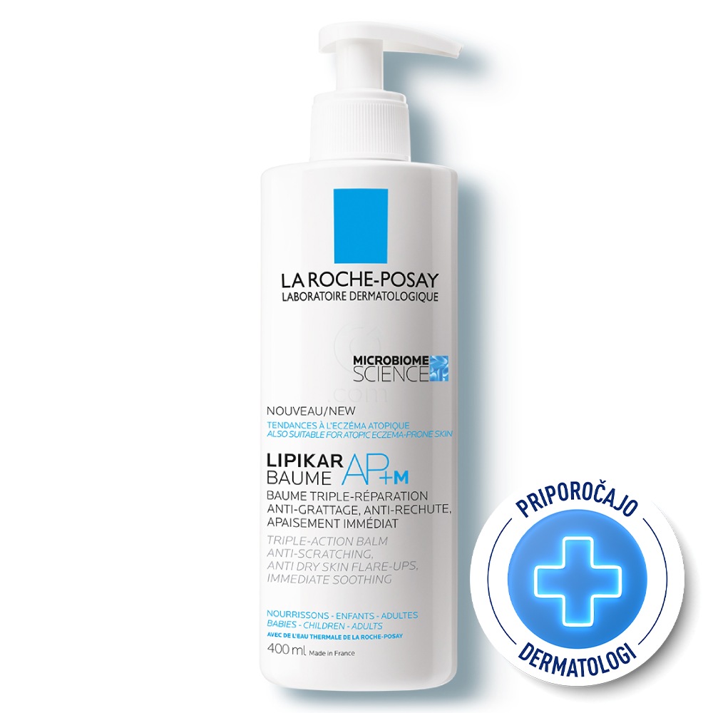 LRP Lipikar AP+M, balzam za telo (400 ml)