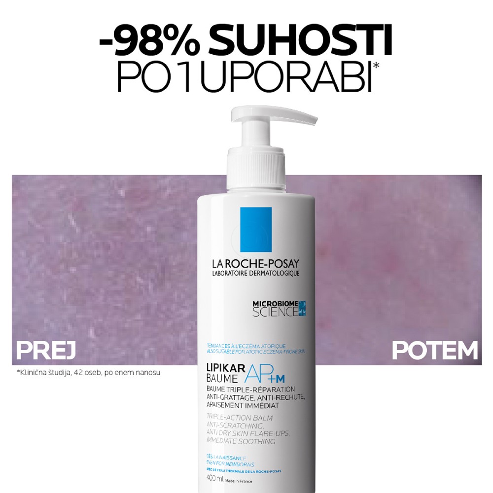 LRP Lipikar AP+M, balzam za telo (400 ml) 