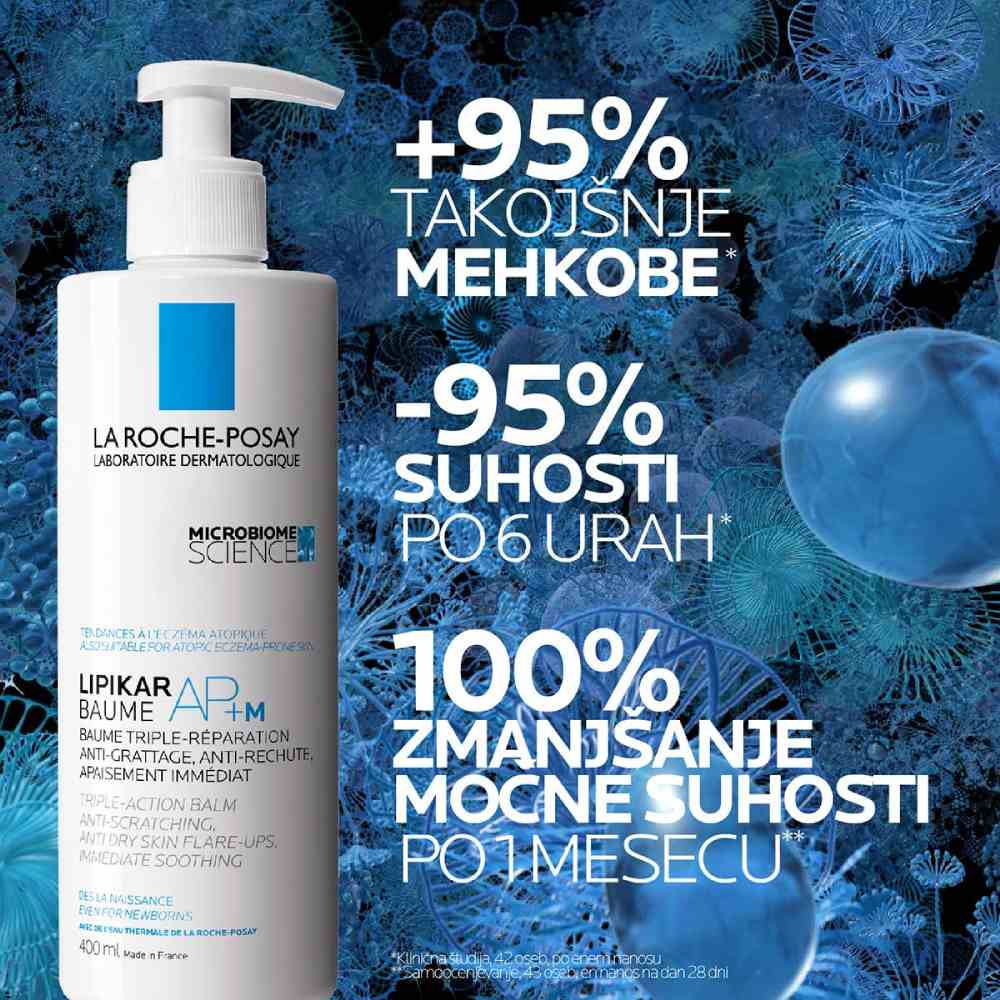 LRP Lipikar AP+M, balzam za telo (400 ml) 