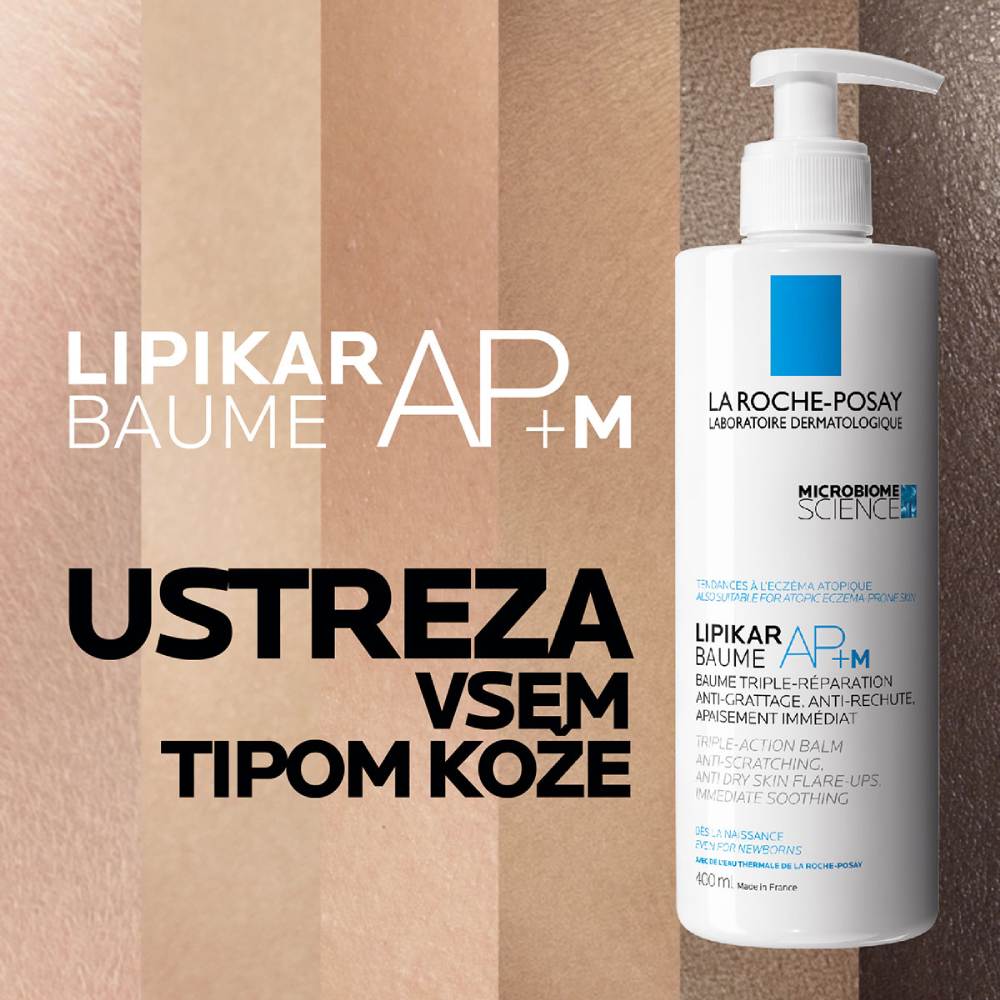 LRP Lipikar AP+M, balzam za telo (400 ml) 