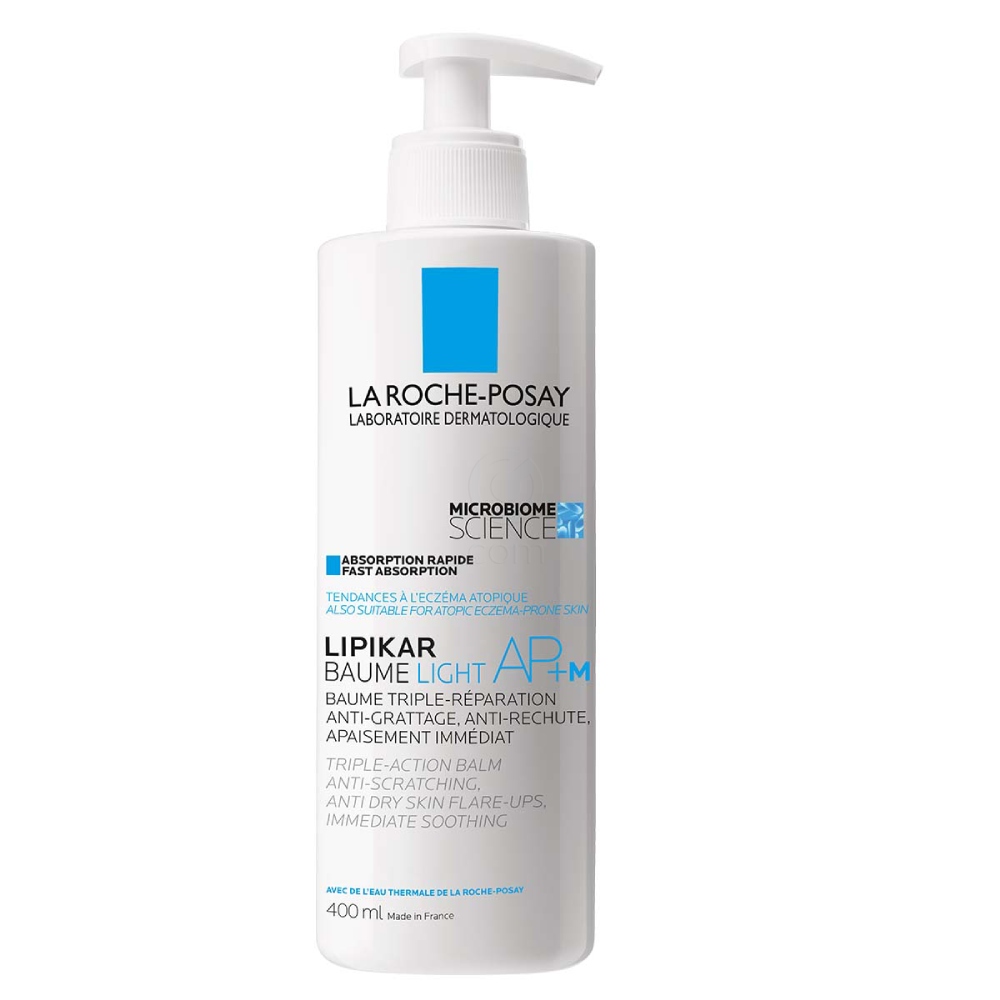 LRP Lipikar Baume AP+M Light, lahki balzam s trojnim delovanjem (400 ml)