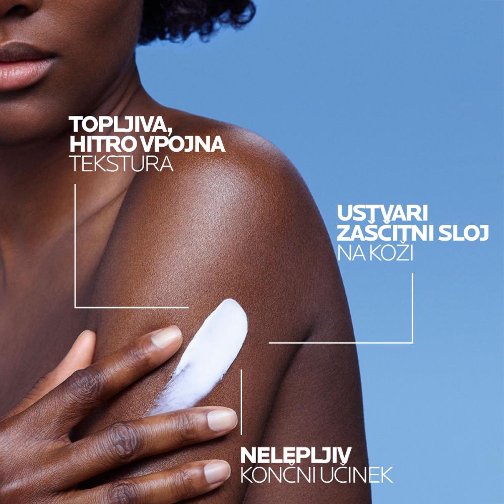 LRP Lipikar Lait Urea 10%, vlažilni losjon s trojnim učinkom za glajenje in pomiritev zelo suhe ter grobe kože (200 ml)