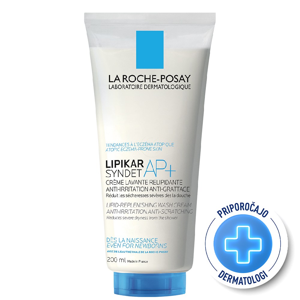 LRP Lipikar Syndet AP+, gel za umivanje telesa (200 ml)