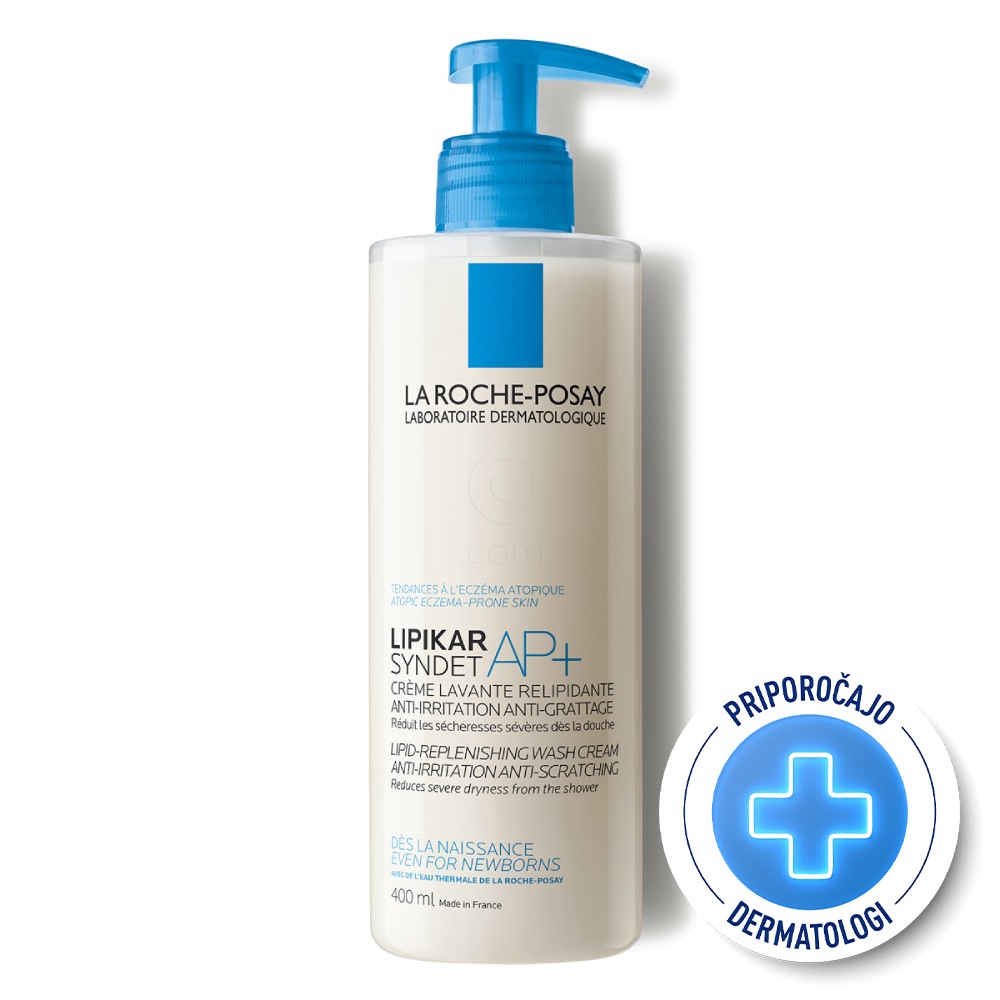 LRP Lipikar Syndet AP+, gel za umivanje telesa (400 ml)