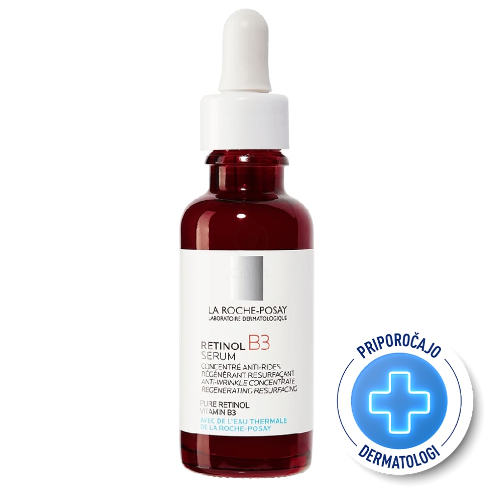 LRP Retinol B3 Pure Retinol, serum za obraz proti gubam (30 ml)