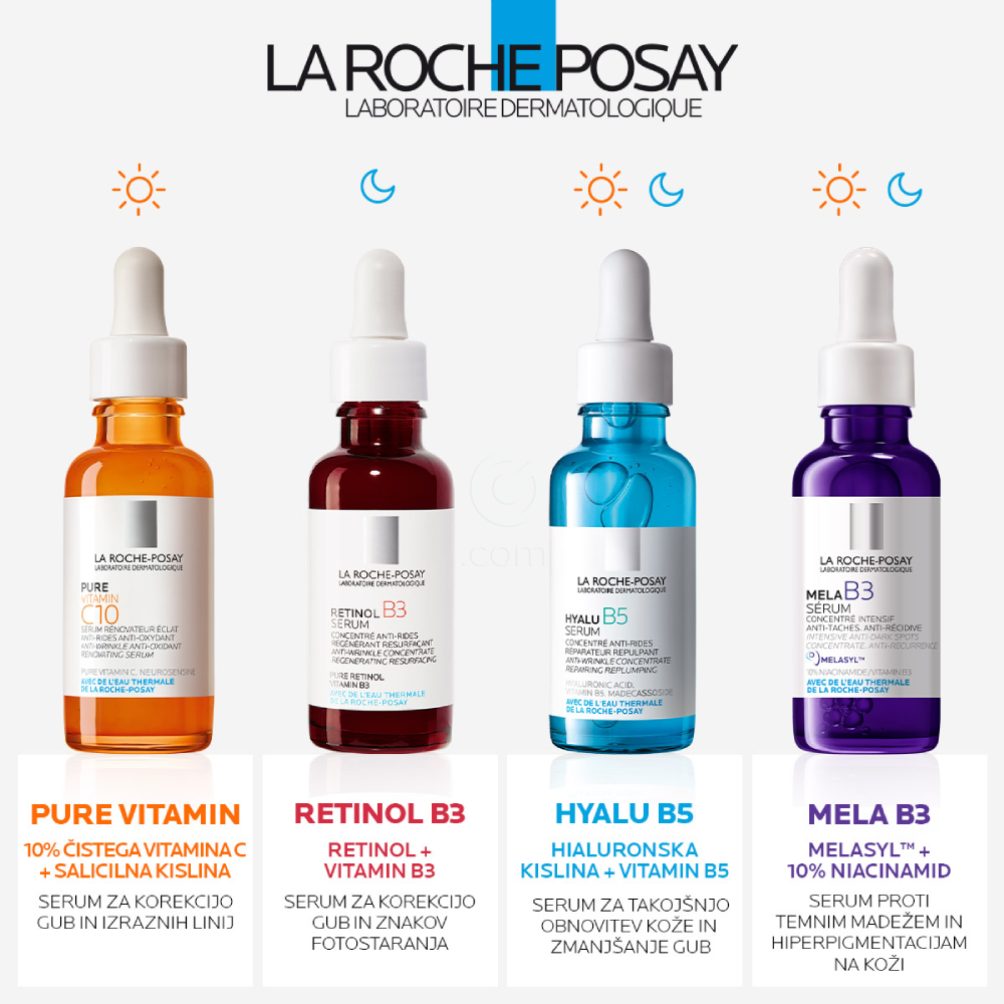  LRP Retinol B3 Pure Retinol, serum za obraz proti gubam (30 ml)