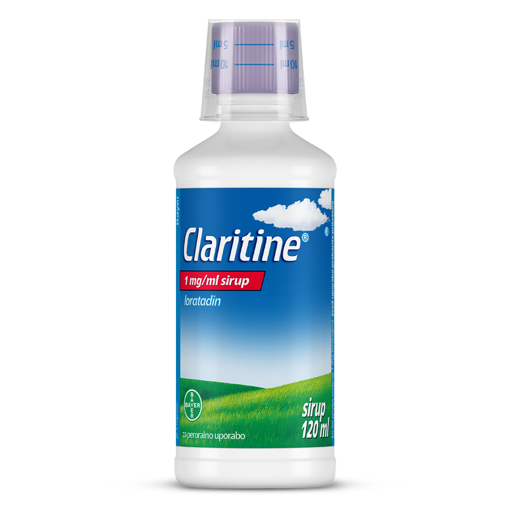 Claritine 1 mg/ml, sirup (120 ml)