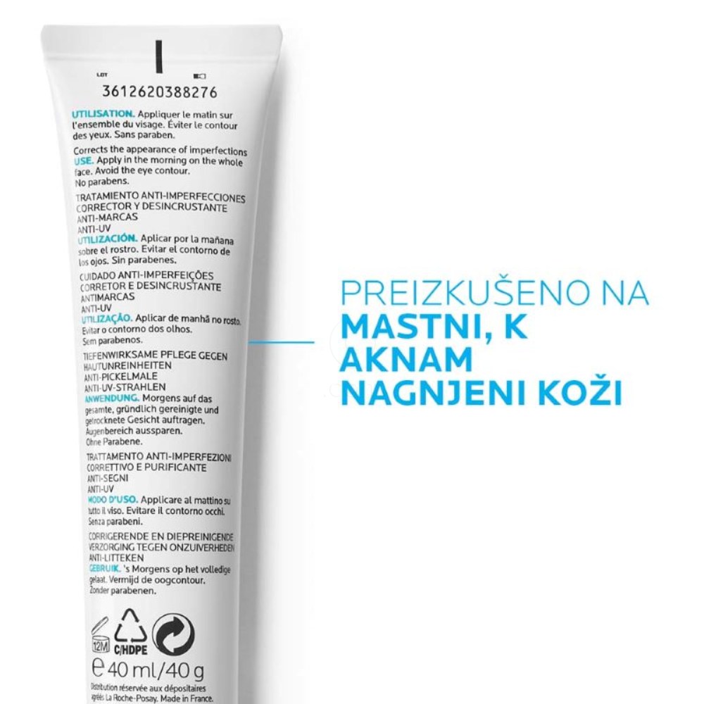 LRP Effaclar Duo+, kremni gel za obraz - ZF30 (40 ml) 
