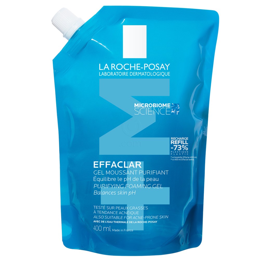 LRP Effaclar +M, peneči čistilni gel - Refill (400 ml)