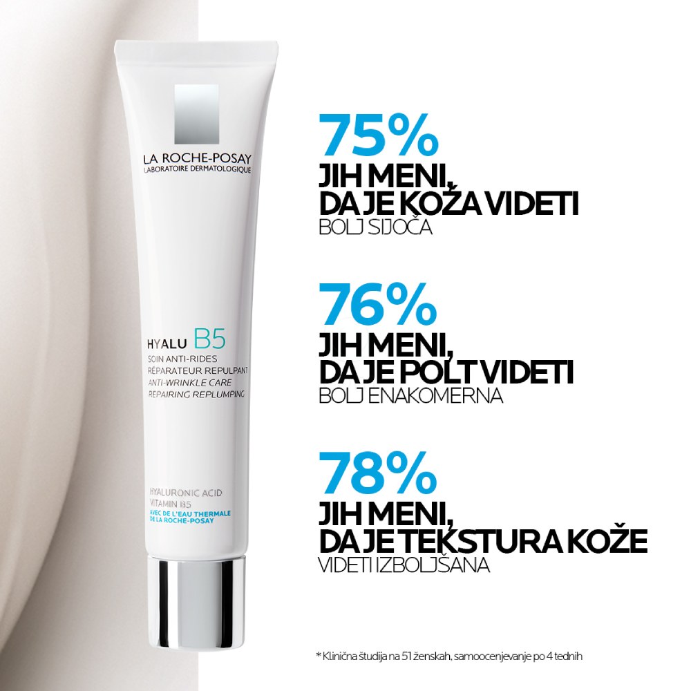 LRP Hyalu B5, krema za obraz proti gubam (40 ml) 