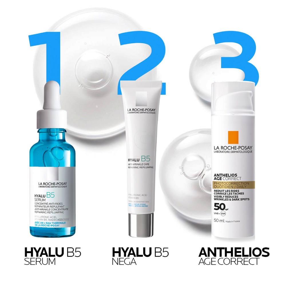 LRP Hyalu B5, serum za obraz za občutljivo kožo (30 ml)