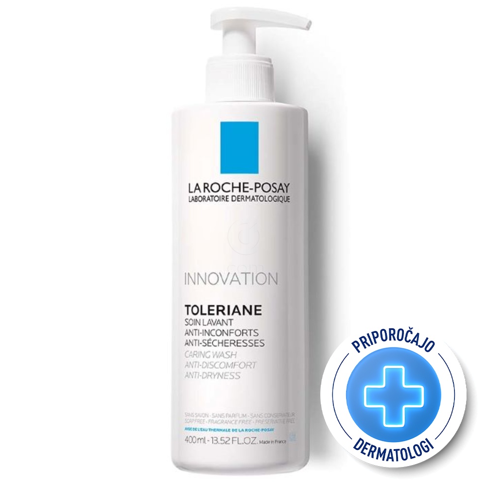 LRP Toleriane, negovalni gel za umivanje obraza (400 ml)