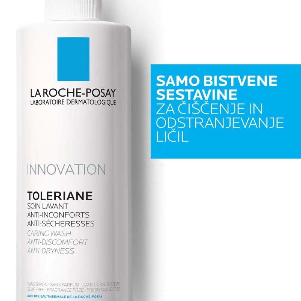 LRP Toleriane, negovalni gel za umivanje obraza (400 ml) 