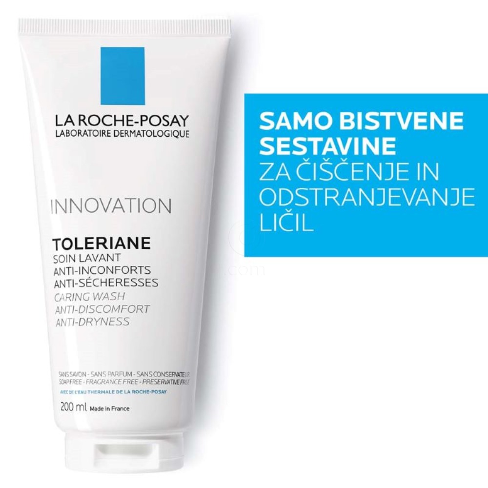 LRP Toleriane, negovalni gel za umivanje obraza (200 ml)