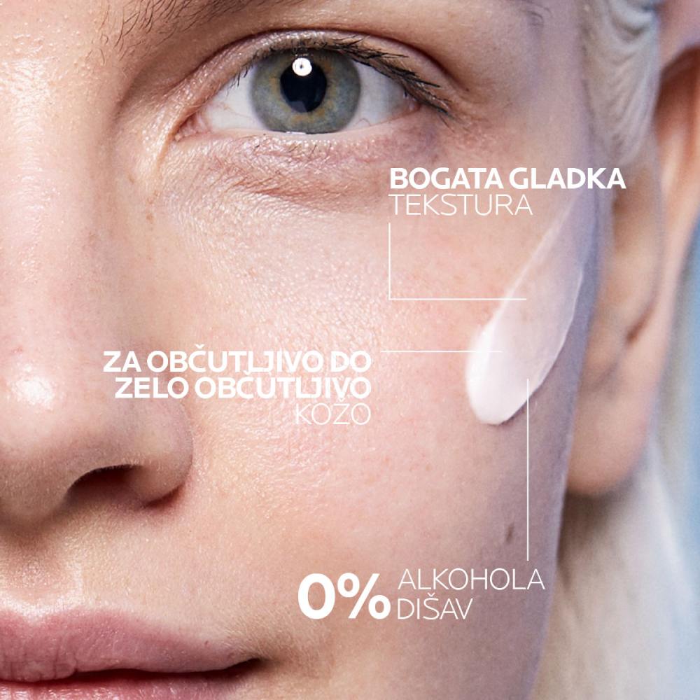 LRP Toleriane Sensitive Riche, bogata krema za obraz za suho in občutljivo kožo (40 ml)