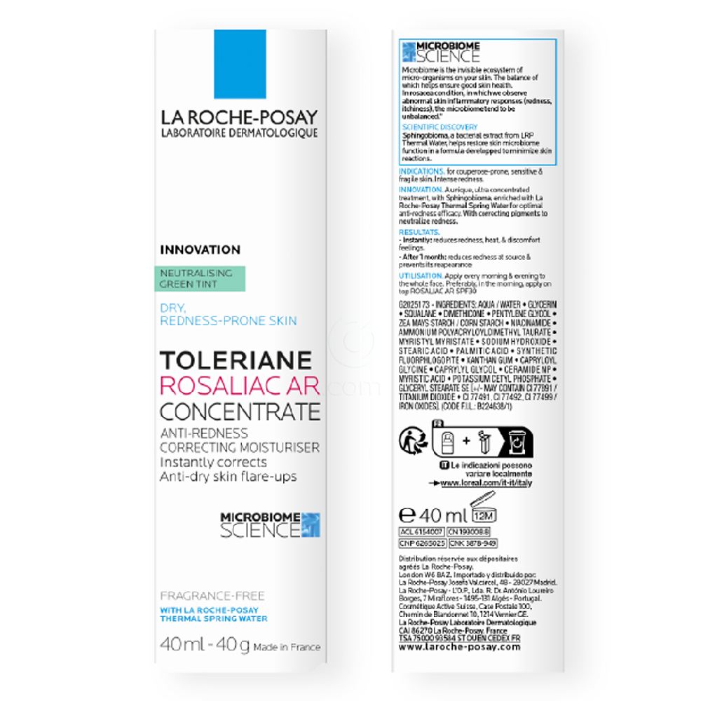 LRP Toleriane Rosaliac AR, korektivna vlažilna nega (40 ml)