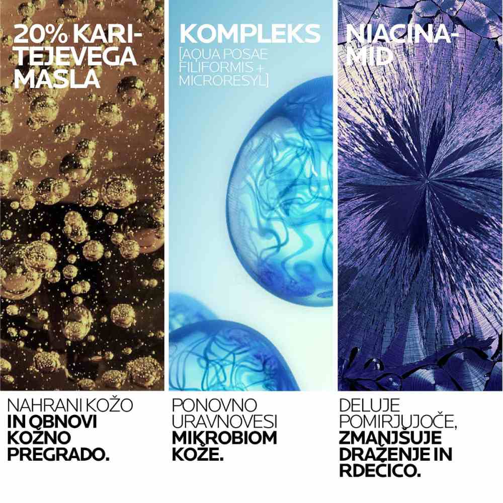 LRP Lipikar Baume AP+M Light Eco, lahki balzam s trojnim delovanjem (200 ml)