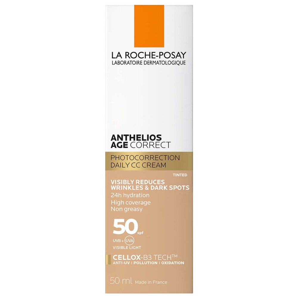 LRP Anthelios Age Correct, obarvana krema za obraz - ZF50 (50 ml