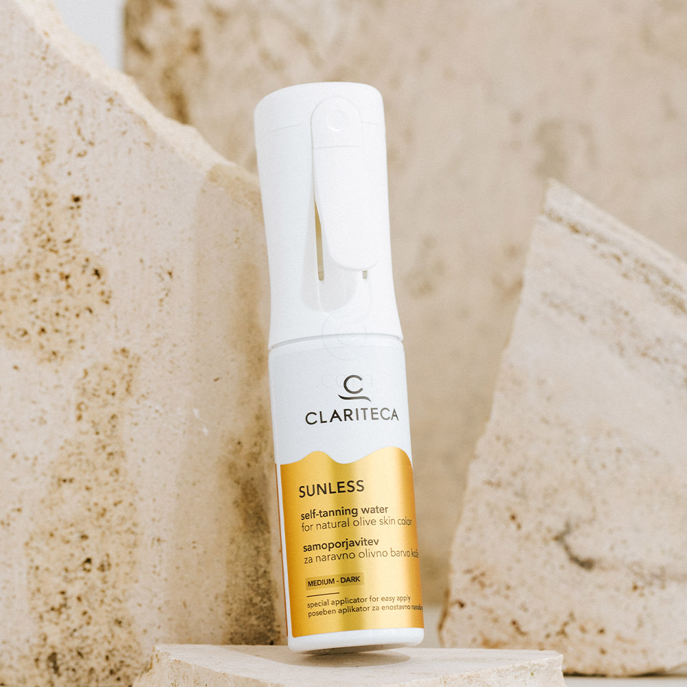 Clariteca Sunless, samoporjavitveno pršilo - Light-Medium odtenek (110 ml)