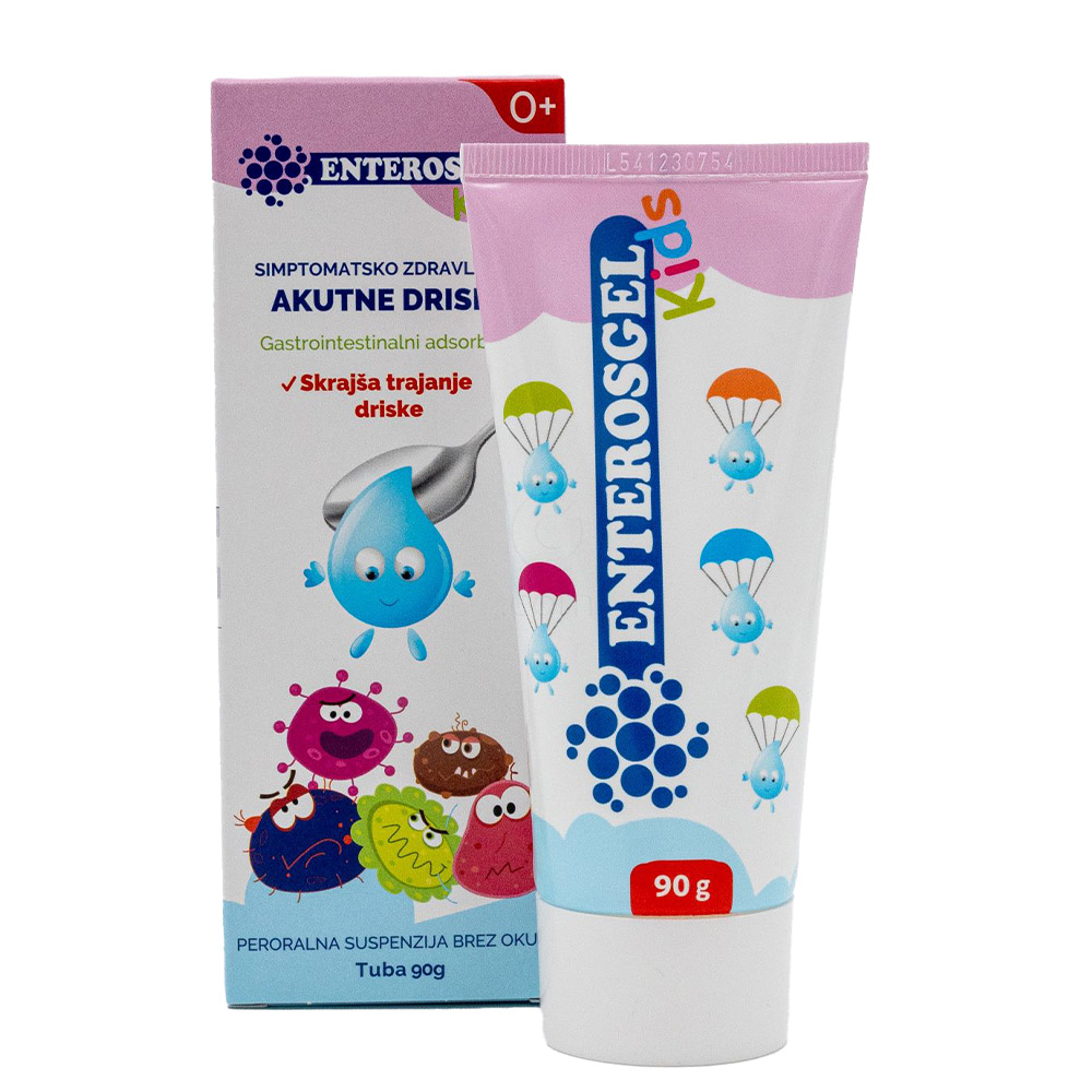 Enterosgel Kids, peroralna suspenzija brez okusa (90 g)