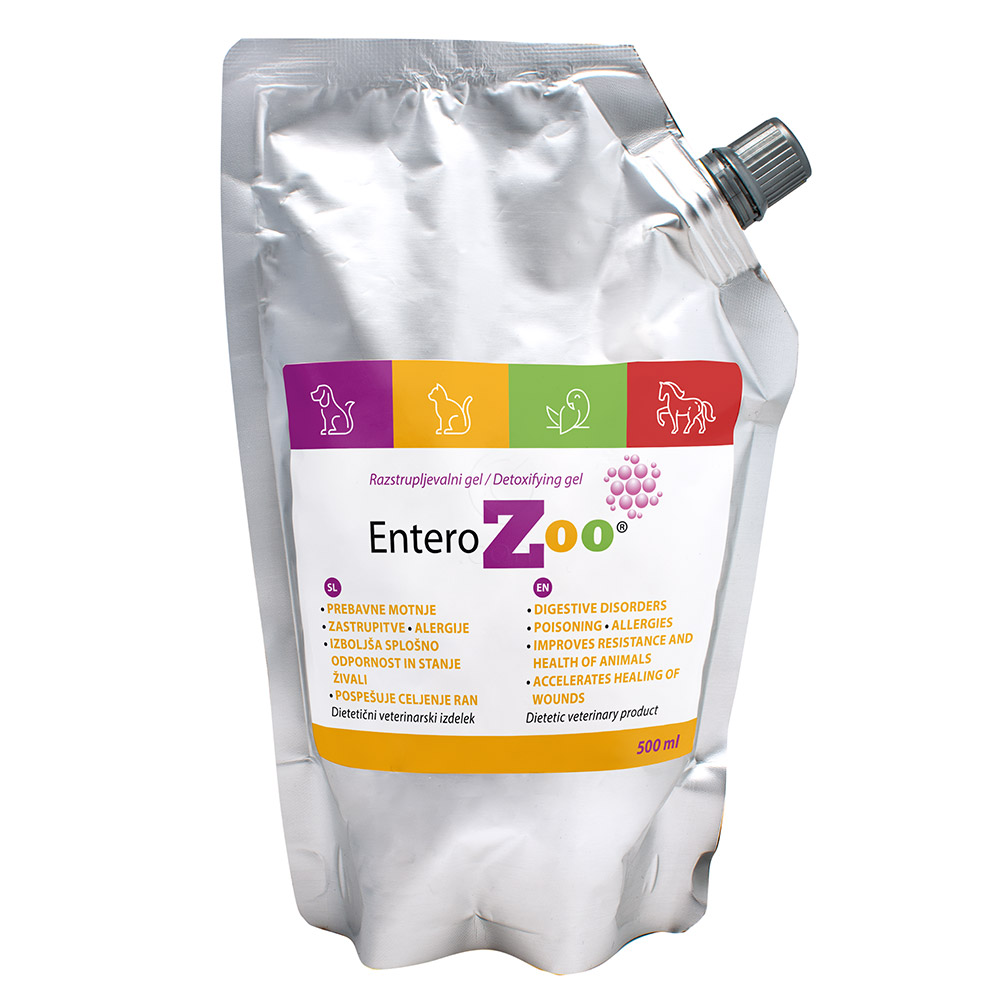EnteroZOO, razstrupljevalni gel za živali - Doypack (500 ml)