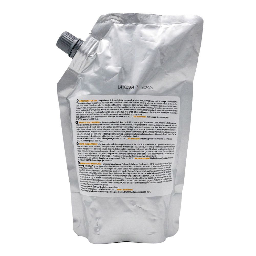 EnteroZOO, razstrupljevalni gel - Doypack (500 ml)