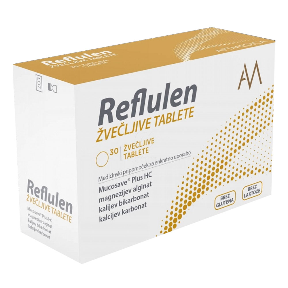 Reflulen, žvečljive tablete (30 tablet)