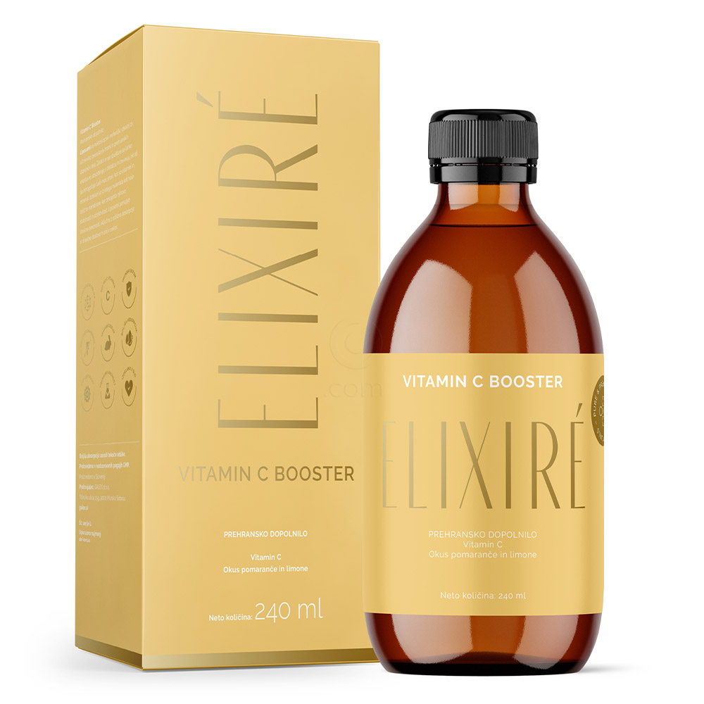 Elixire Vitamin C Booster, tekoče prehransko dopolnilo (240 ml)