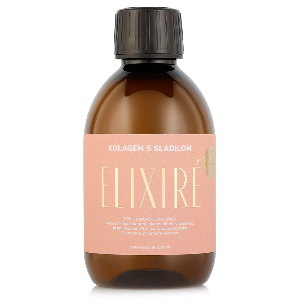 Elixire Kolagen, tekoče prehransko dopolnilo (240 ml)