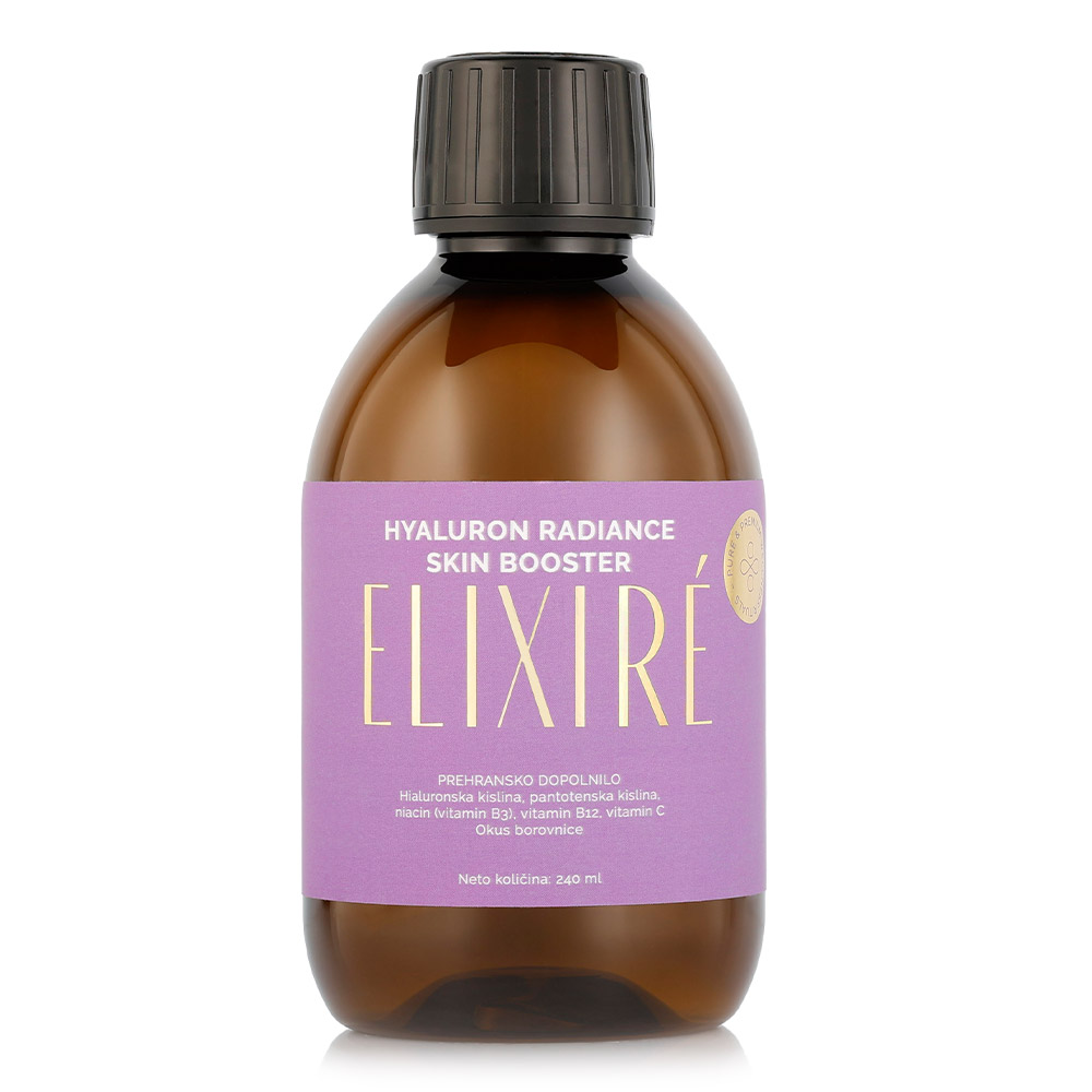 Elixire Hyaluron Radiance Skin Booster, tekoče prehransko dopolnilo (240 ml)
