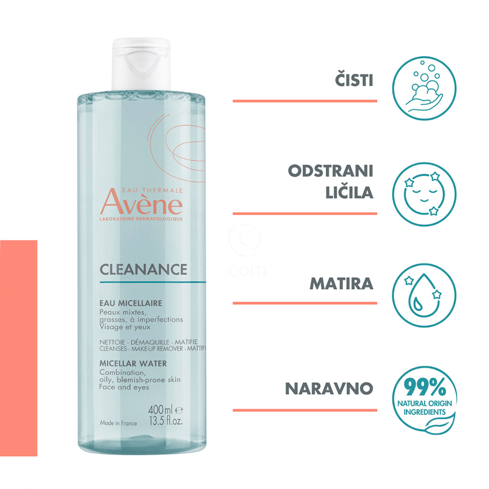 Avene Cleanance, micelarna voda (400 ml) 