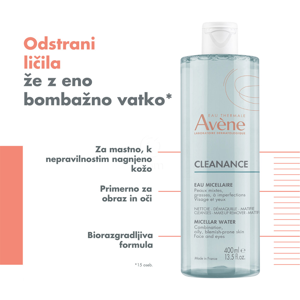 Avene Cleanance, micelarna voda (400 ml) 