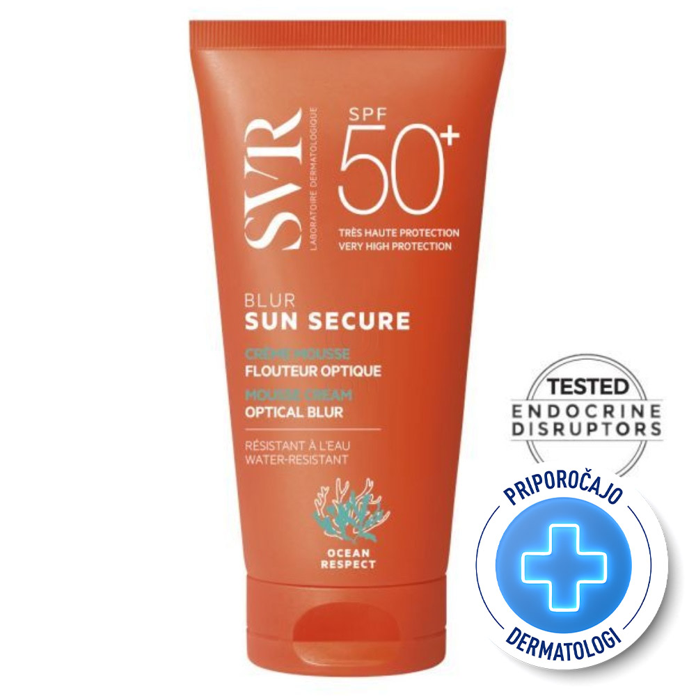 SVR Sun Secure Blur, krema brez vonja- ZF 50+ (50 ml)