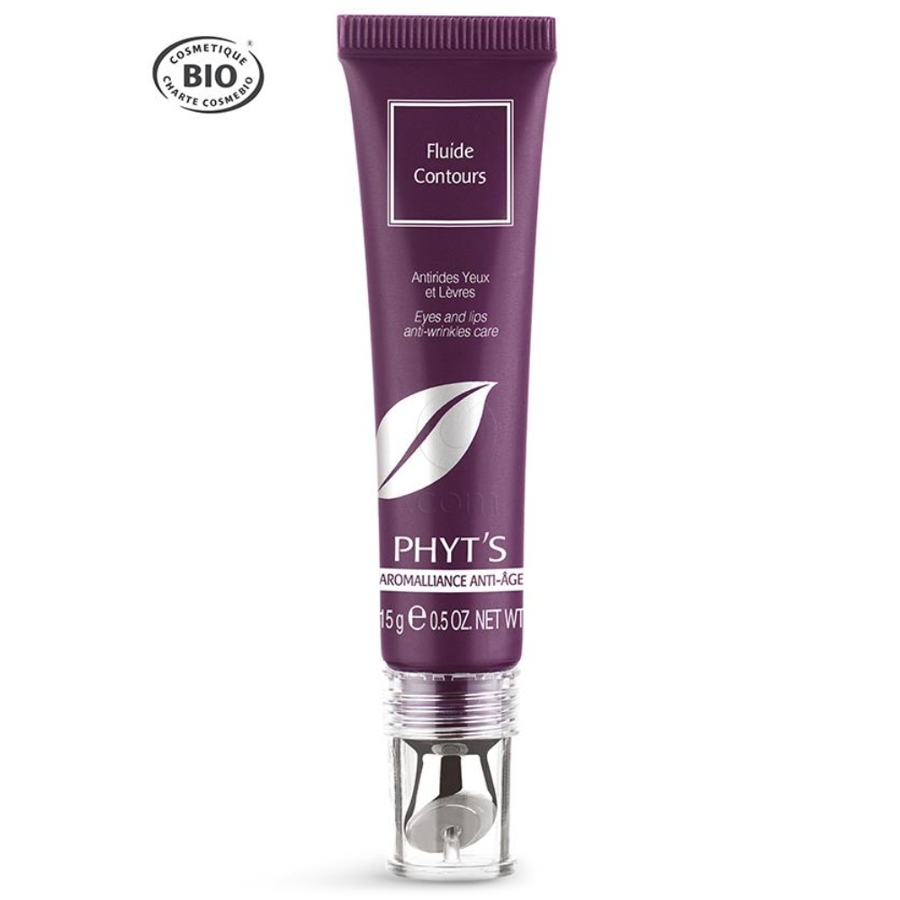 Phyt's Fluide Contours Eyes & Lips, fluid proti gubam okrog oči in ustnic (15 g)