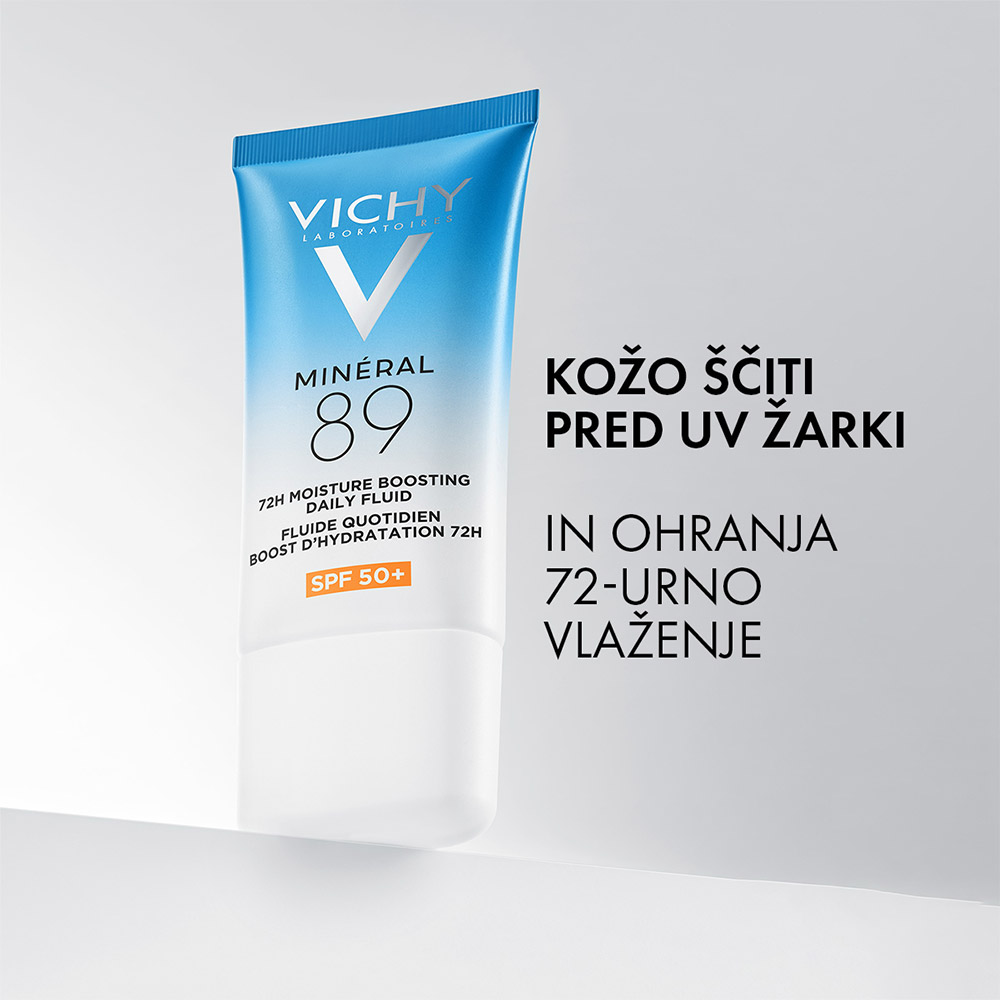 Vichy Mineral 89, dnevni fluid za 72-urno vlaženje kože - ZF 50+ (50 ml)