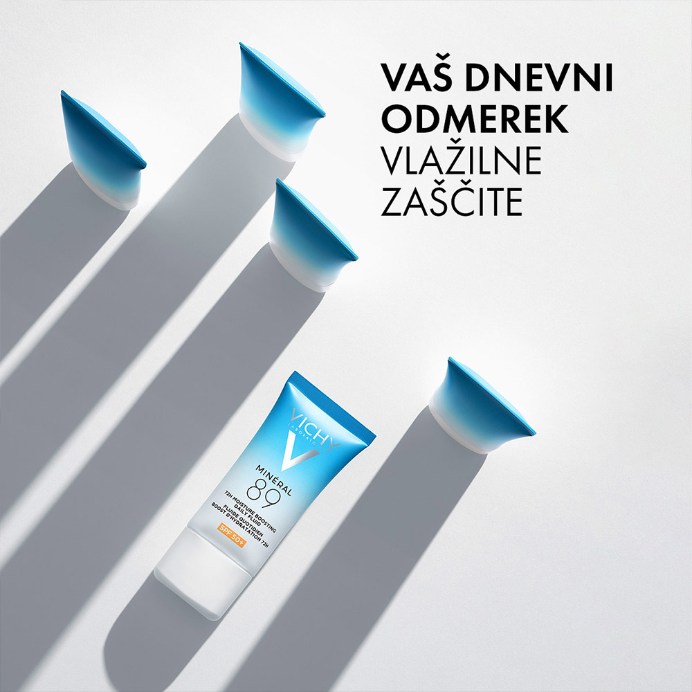 Vichy Mineral 89, dnevni fluid za 72-urno vlaženje kože - ZF 50+ (50 ml)